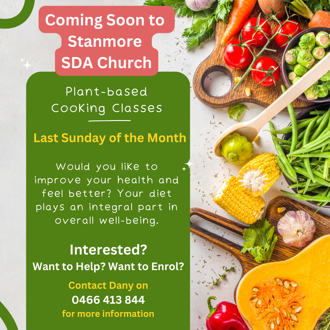Plant based cooking classes Stanmore